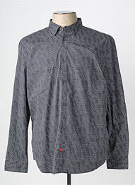 Chemise manches longues imprimé fantaisie gris TIMEZONE homme