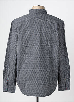 Chemise manches longues imprimé fantaisie gris TIMEZONE homme