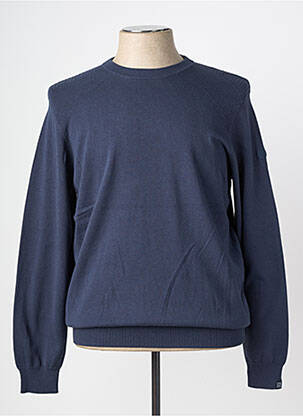 Pull stretch manches longues bleu TBS homme