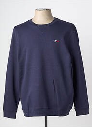 Sweat-shirt stretch manches longues bleu MISE AU GREEN homme