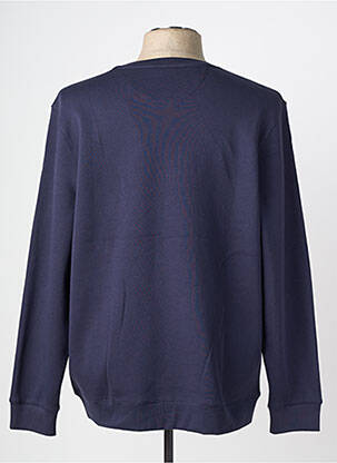Sweat-shirt stretch manches longues bleu MISE AU GREEN homme