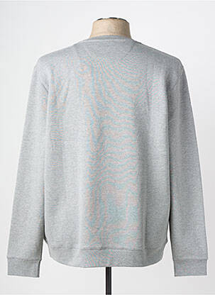 Sweat-shirt stretch manches longues gris MISE AU GREEN homme