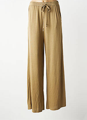 Pantalon large coupe fluide taille normale vert LOLA ESPELETA femme