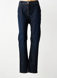 Jeans coupe slim tissage brut taille normale bleu SAINT JAMES femme