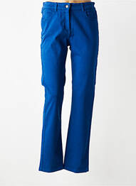 Jeans coupe slim stretch taille normale bleu SAINT JAMES femme