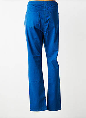 Pantalon slim tissage popeline taille normale bleu SAINT JAMES femme