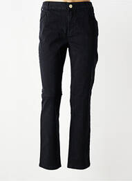 Pantalon slim tissage popeline taille normale noir LOLA ESPELETA femme