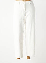 Pantalon 7/8 stretch taille normale blanc SAINT JAMES femme