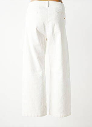Pantalon 7/8 stretch taille normale blanc SAINT JAMES femme