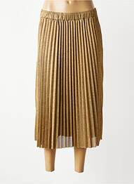 Jupe mi-longue taille normale or MOLLY BRACKEN femme