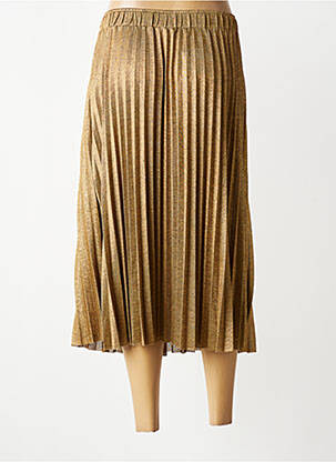 Jupe mi-longue taille normale or MOLLY BRACKEN femme