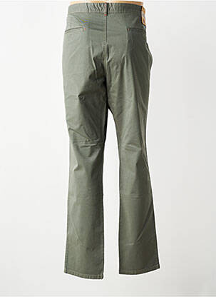 Pantalon chino tissage popeline taille normale vert TIMEZONE homme