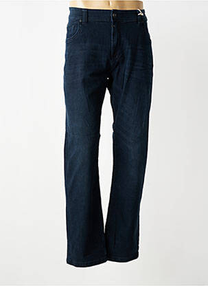 Jeans coupe droite stretch taille normale bleu TIMEZONE homme