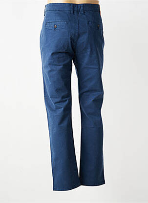 Pantalon chino tissage popeline taille normale bleu TBS homme