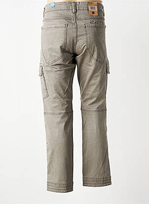 Pantalon cargo slim taille normale gris TIMEZONE homme
