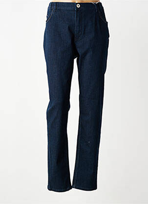Jeans coupe slim tissage brut taille normale bleu TBS femme
