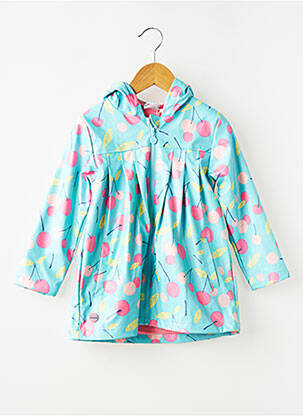 Imperméable imprimé fantaisie a capuche bleu BOBOLI fille