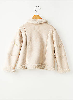 Manteau court poches sans capuche beige MAYORAL fille
