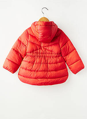 Doudoune poches a capuche orange MAYORAL fille
