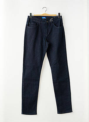 Jeans coupe slim tissage brut taille normale bleu TBS femme