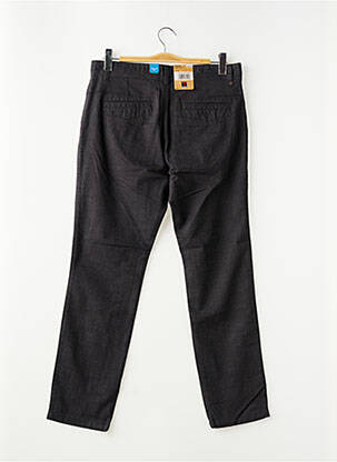 Pantalon droit tissage chiné taille normale gris TIMEZONE homme