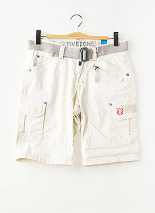 Bermuda multipoches taille normale beige TIMEZONE homme