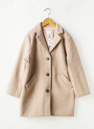 Manteau long poches sans capuche beige MAYORAL garçon