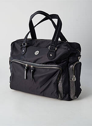 Sac fermeture zippée forme rectangulaire noir GP femme