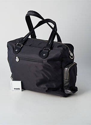 Sac fermeture zippée forme rectangulaire noir GP femme
