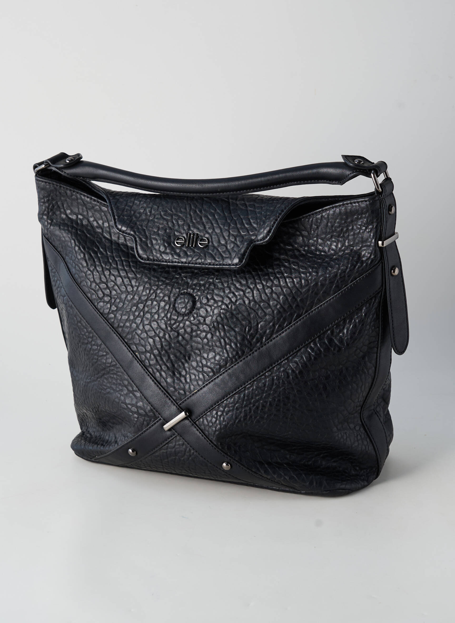 Sac multipoches forme rectangulaire noir ELITE femme