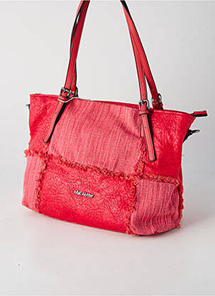 Sac multipoches forme rectangulaire rouge MAC ALYSTER femme
