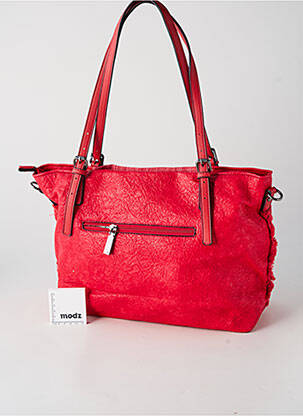 Sac multipoches forme rectangulaire rouge MAC ALYSTER femme