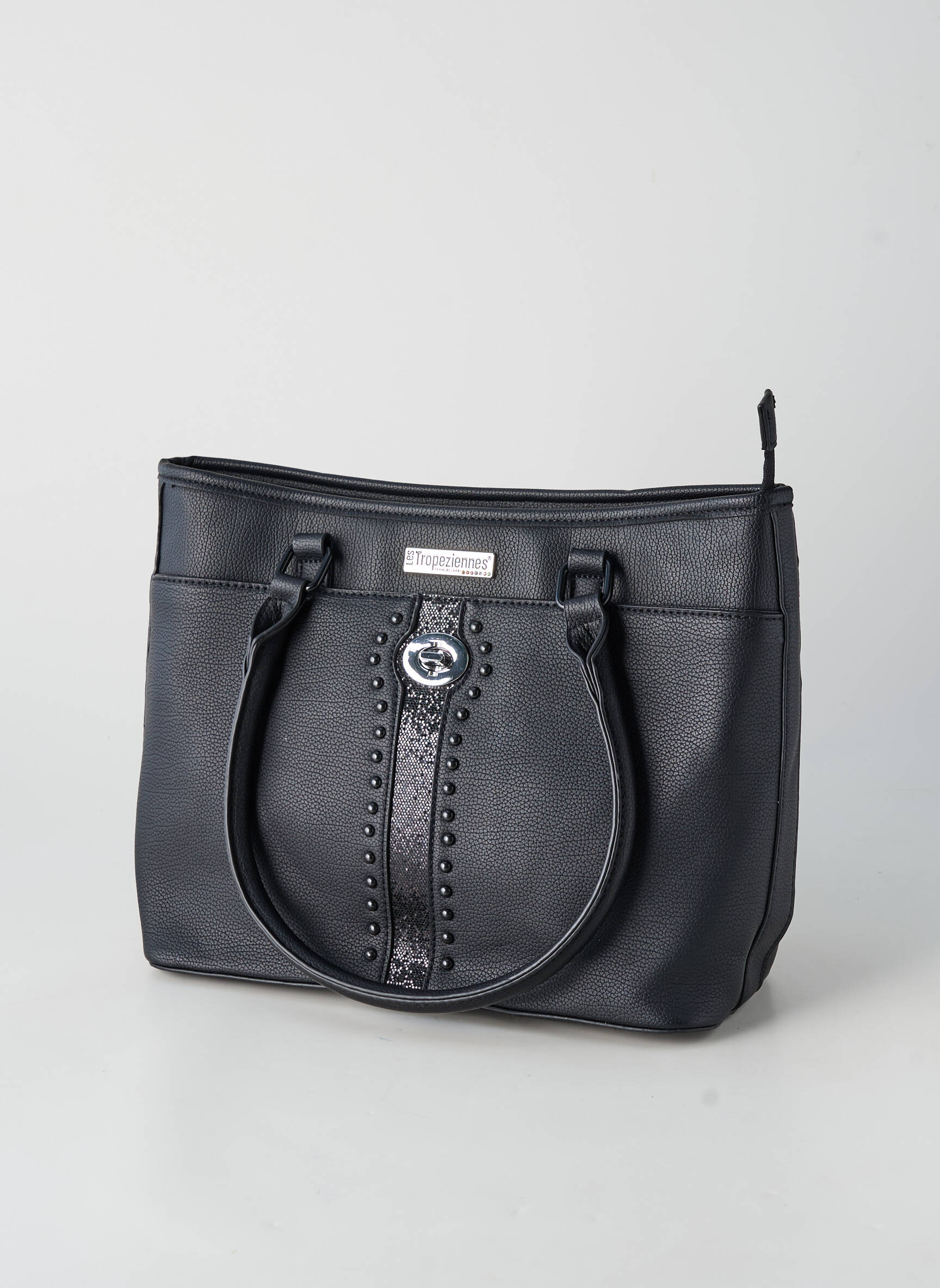 Sac multipoches forme rectangulaire noir LES TROPEZIENNES PAR M.BELARBI femme