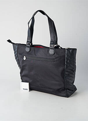 Sac fermeture zippée forme rectangulaire noir GP femme