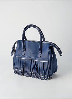Sac multipoches forme rectangulaire bleu FUCHSIA femme