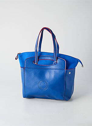 Sac multipoches bleu PATRICK BLANC femme