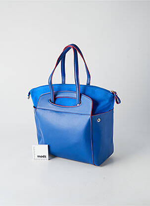 Sac multipoches bleu PATRICK BLANC femme