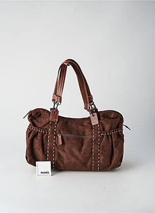 Sac multipoches forme rectangulaire marron MAC DOUGLAS femme