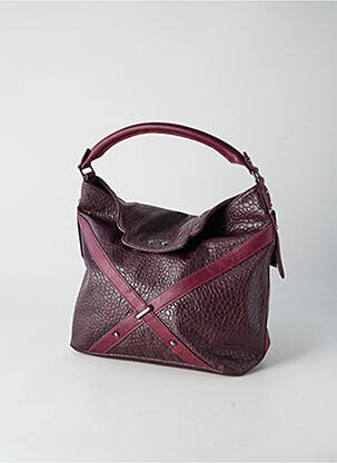 Sac multipoches forme rectangulaire violet ELITE femme