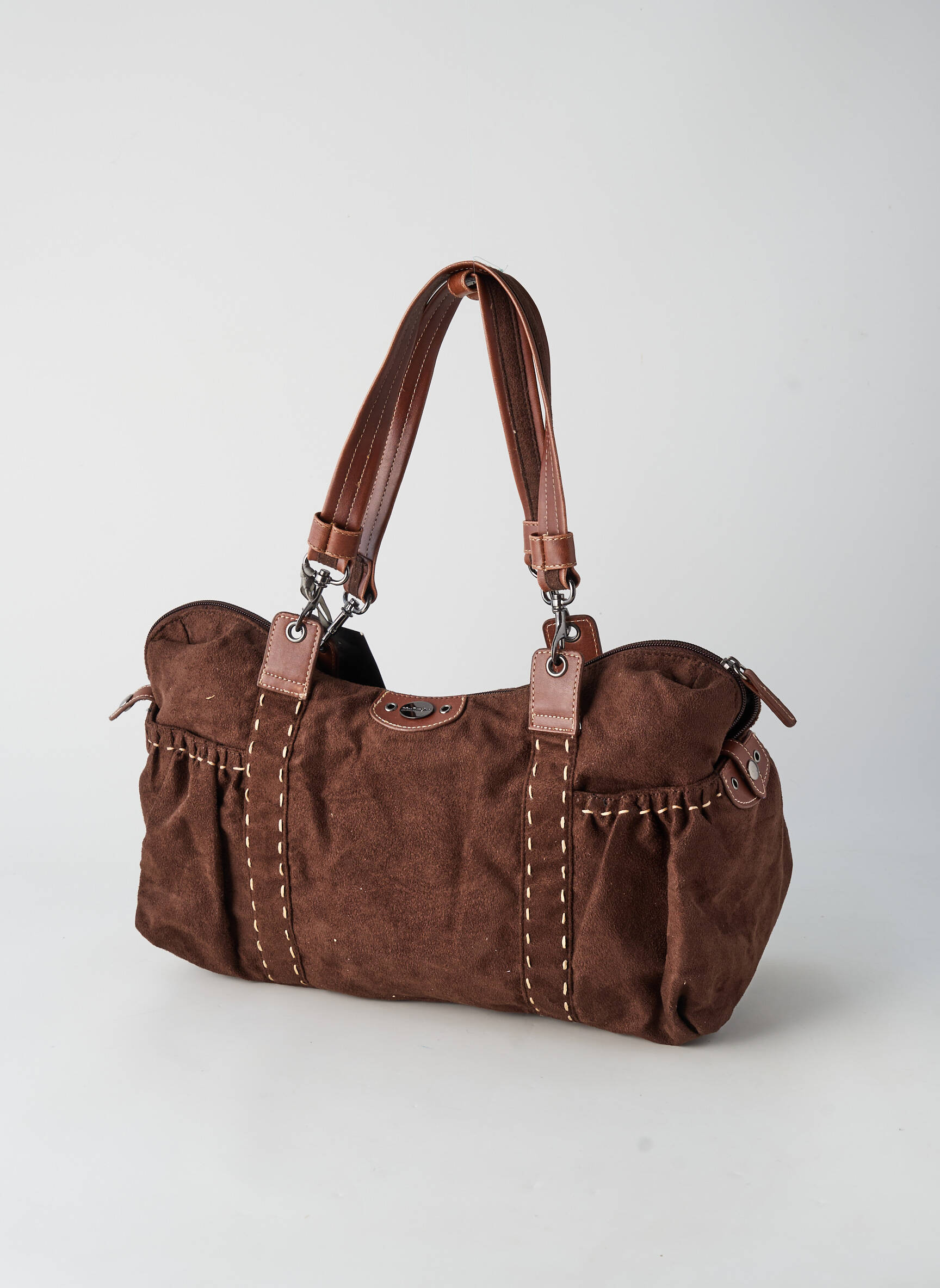 Sac multipoches forme rectangulaire marron MAC DOUGLAS femme