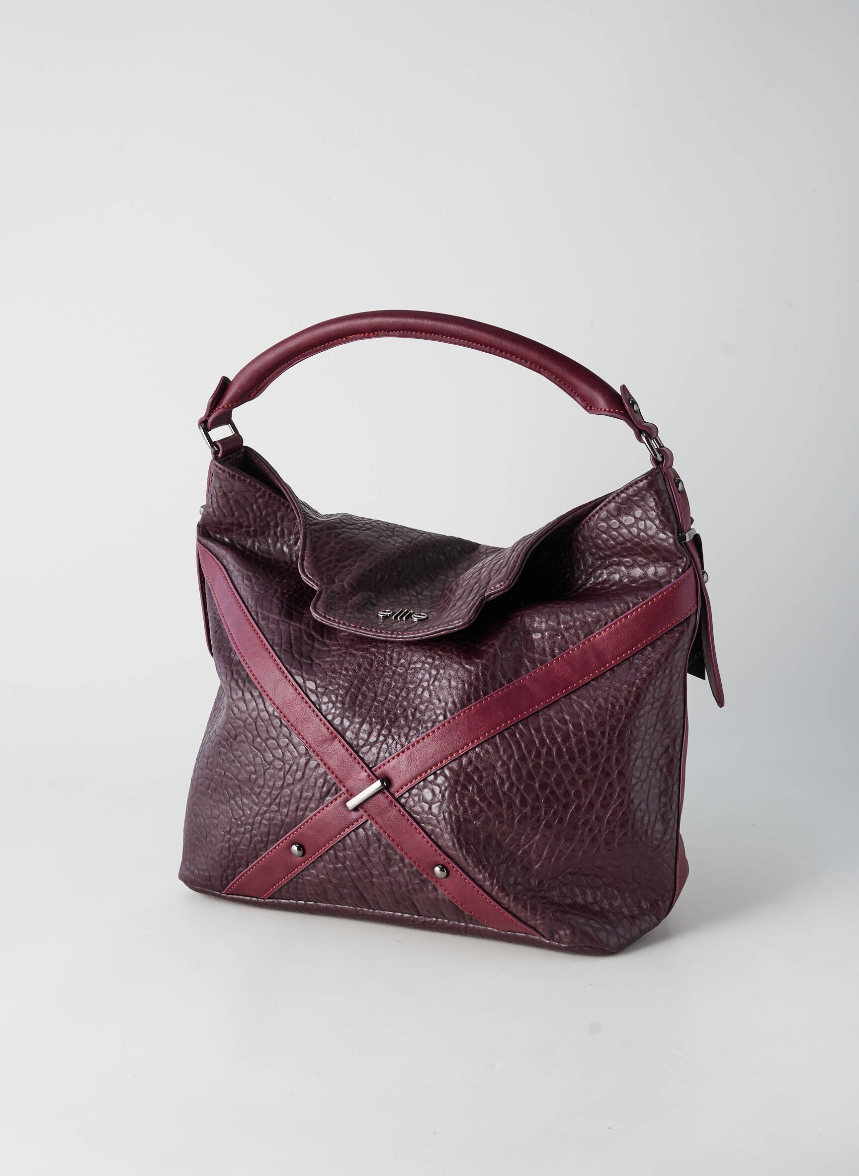 Sac multipoches forme rectangulaire violet ELITE femme