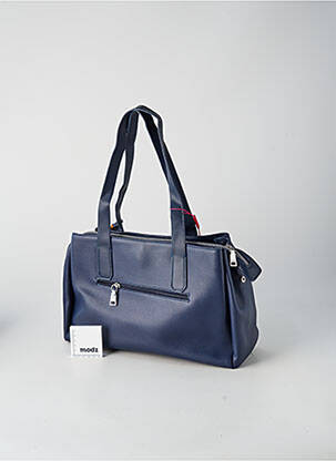 Sac multipoches forme rectangulaire bleu FUCHSIA femme