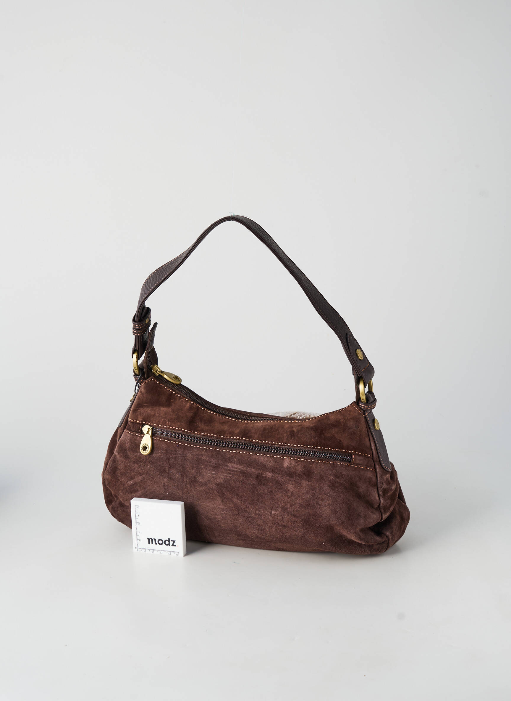 Sac multipoches forme rectangulaire marron ARTHUR&ASTON femme