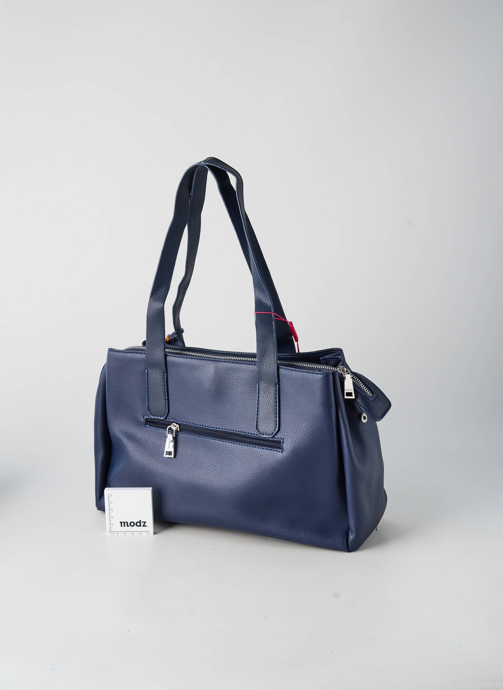 Sac multipoches forme rectangulaire bleu FUCHSIA femme
