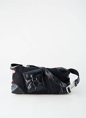 Sac fermeture zippée forme rectangulaire noir SUPERGA femme