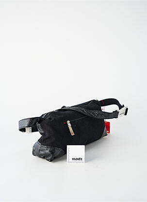 Sac fermeture zippée forme rectangulaire noir SUPERGA femme