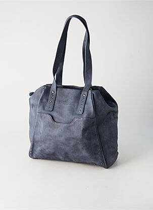 Sac fermeture zippée forme rectangulaire bleu SCOOTER femme