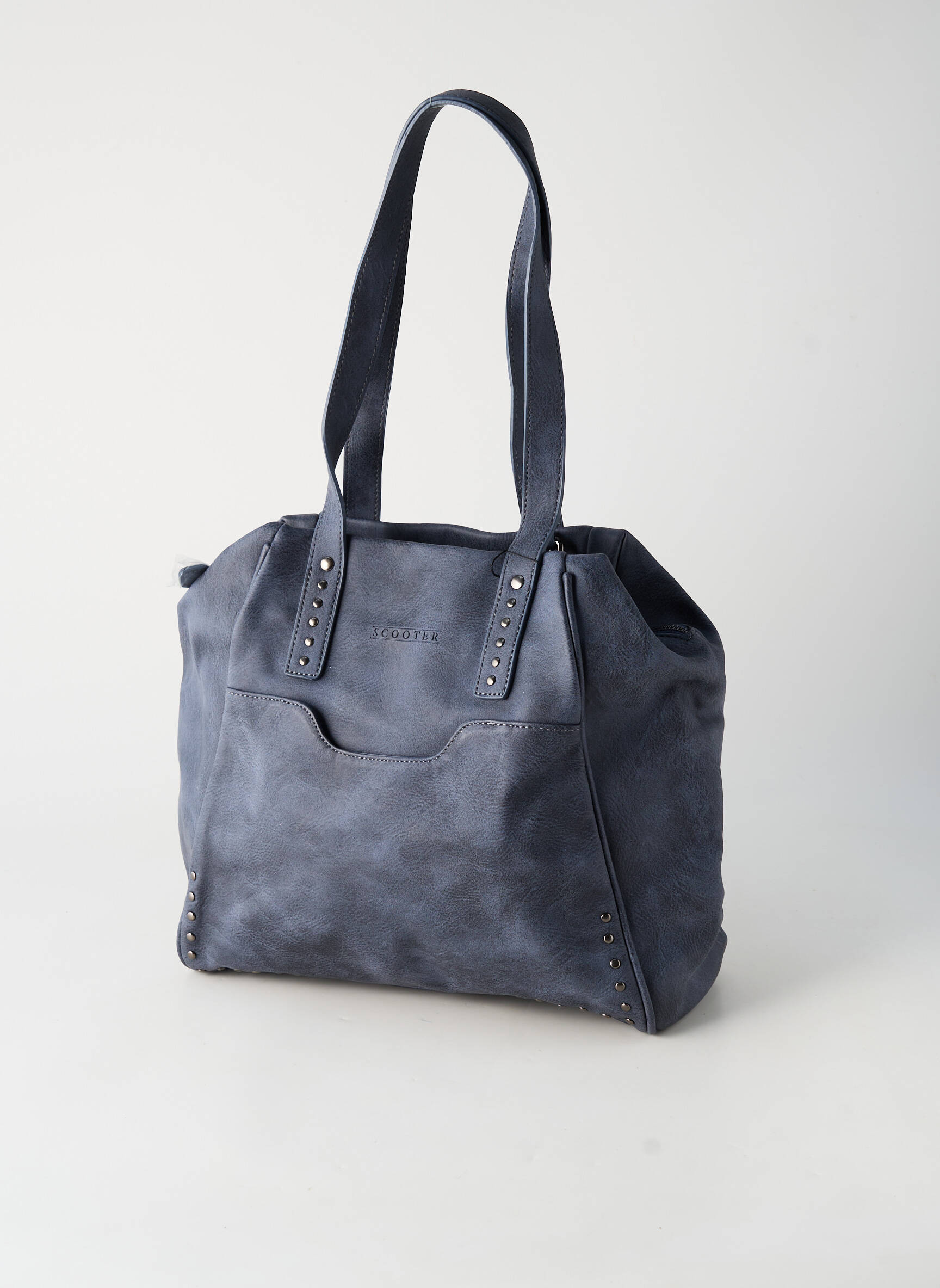 Sac fermeture zippée forme rectangulaire bleu SCOOTER femme