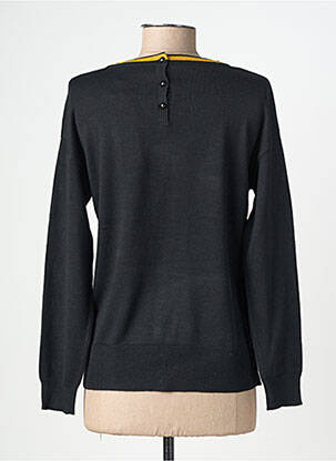 Pull resserrée sur le bas manches longues noir FELINO femme