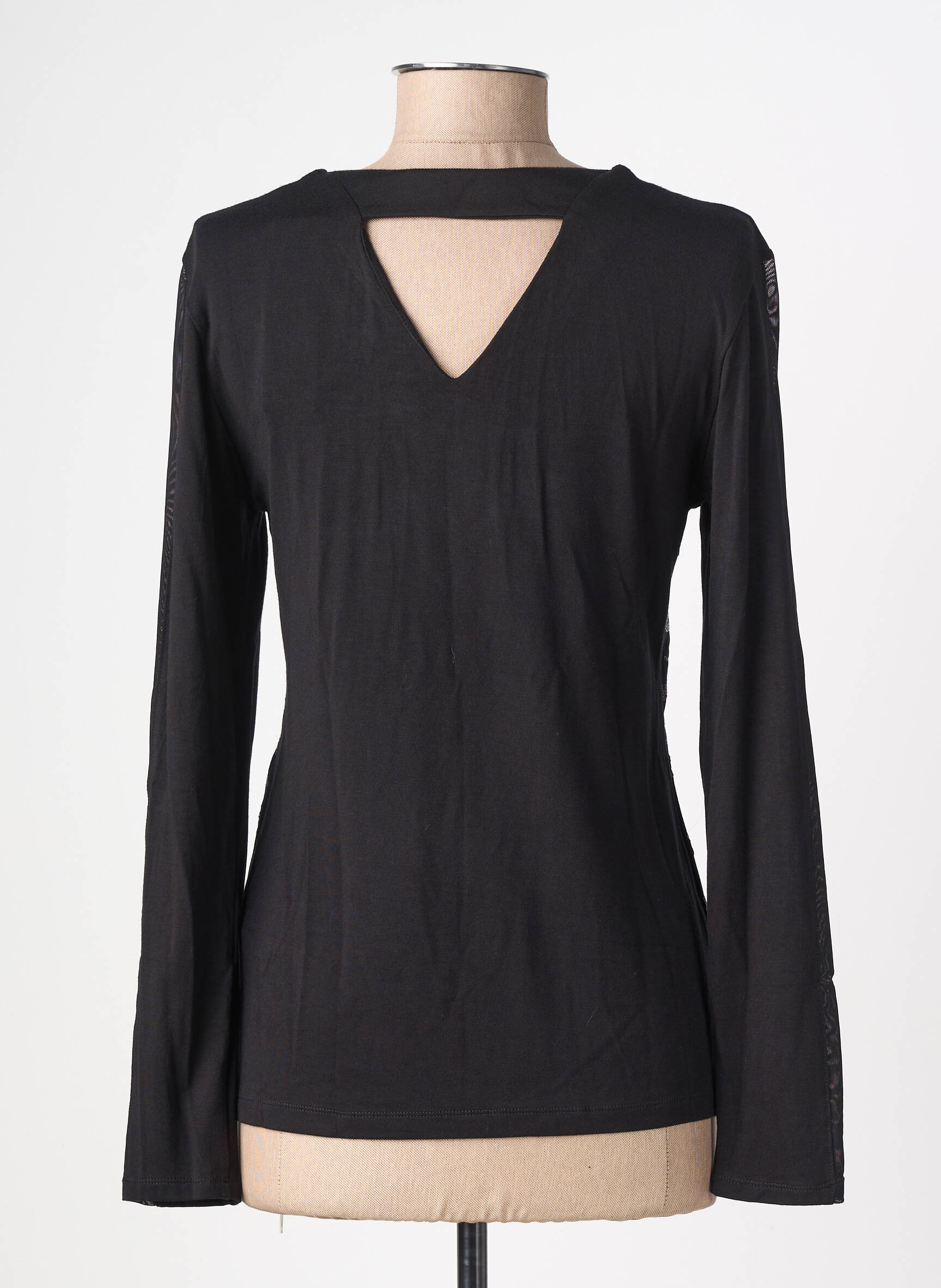 T-shirt manches longues manches longues noir FELINO femme